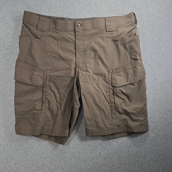 Duluth Trading Shorts Men 42 Tan Flex Dry On The Fly Cargo Performance Workwear - Picture 1 of 10